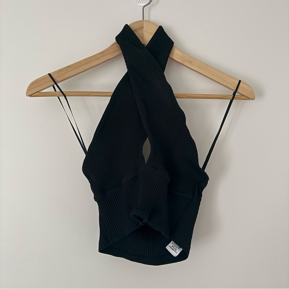 🌱2/$10 | Zara Crossed Halter Top